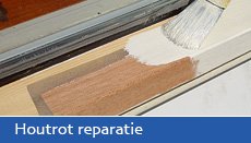 Houtrot reparatie, Coen van Beek schilderwerk